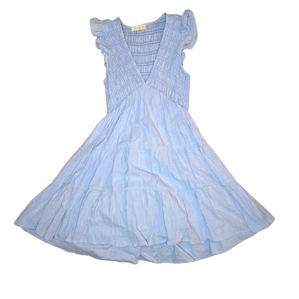 Em & Elle Light Blue Fabric Dress